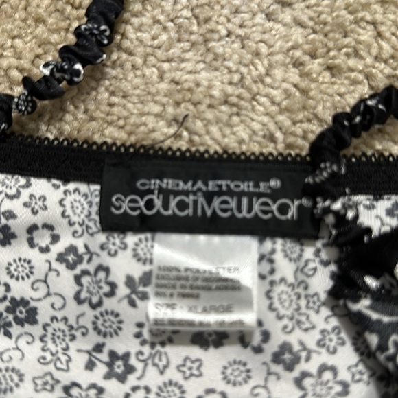 Cinema Etoile Seductivewear Baby Doll Dress And Matching Robe XL - Picture 4 of 7